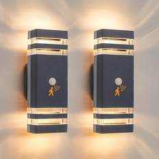 Up Down Outside Lights PIR Outdoor Wall light