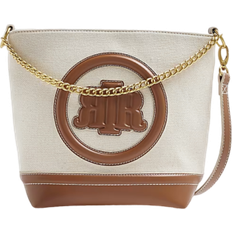River Island Canvas Bucket Bag - Cream