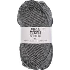 Drops Design Merino Extra Fine Mix Medium Grey 105m