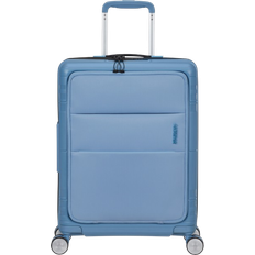 American Tourister Hybrider Kabinväskor American Tourister Hello Cabin Spinner 55cm - Blue Heaven