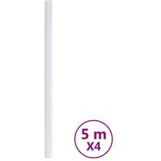 Self-adhesive Decorations vidaXL Möbelfolien Selbstklebend Mattweiß 90x500 cm PVC Dekorativer Kunststoff