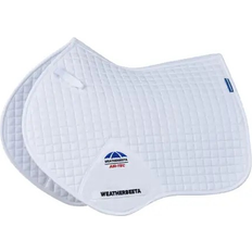 White Saddle Pads Weatherbeeta Prime Air-Tec Jump Shaped Saddle Pad Large - White