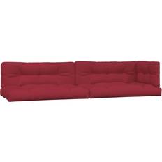 vidaXL 314582 5-pack Chair Cushions Red (120x80cm)