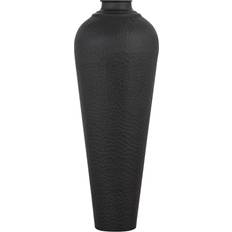 Hammered Matt Black Vase 80cm