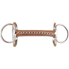 Bits Mors Olive Pour Cheval Recouvert De Cuir - Marron