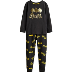 H&M Boys Printed Cotton Jersey Pyjamas - Black