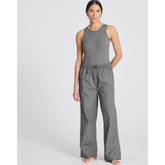 Thilde Pant Poplin Gots Dam Byxor - Metal Grey