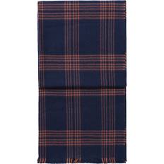 Rød uld plaid Elvang Check Plaid Tæppe Rød, Blå (190x130cm)