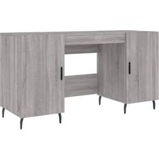 vidaXL 829570 Sonoma Grey Skrivbord 50x140cm