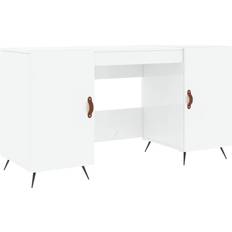vidaXL 829518 White High Gloss Skrivebord 50x140cm