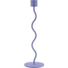 Lila Ljusstakar Cooee Design Curved Dark Purple Ljusstake 26cm