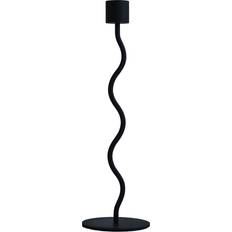Cooee Design Curved Black Candlestick 26cm