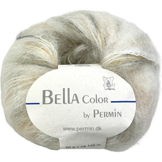 Mohair Garn Permin Bella Mohair Råhvid 145m