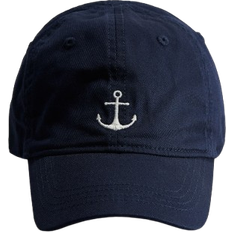 H&M Boys Blue Embroidered-motif cotton cap 6-10Y