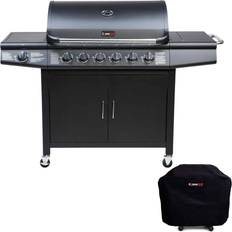 6 burner gas grill CosmoGrill Pro 6+1 Gas BBQ and Cover