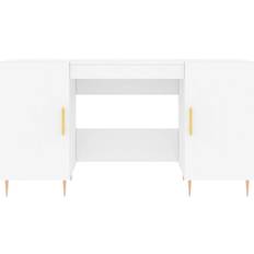 Træ Skrivebord vidaXL 829532 White Skrivebord 50x140cm