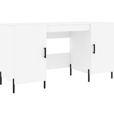 vidaXL 829556 White Skrivebord 50x140cm