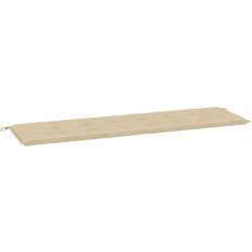 vidaXL 180x50x3cm Garden Bench Stolehynde Beige (180x50cm)