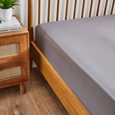 Dunelm Super Soft Bed Sheet Grey (200x200cm)