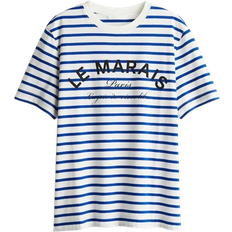 H&M Printed T-shirt - Blanco/Le Marais