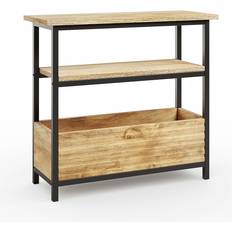 Dunelm Bryant Long Side Wood Small Table 28x70cm