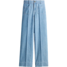 H&M Wide High Jeans - Light Denim Blue