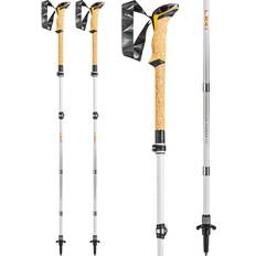 Trekking Poles Leki Cressida FX Carbon AS Poland White/Mango/Silver