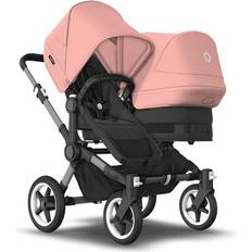 Bugaboo Donkey 5 Duo Midnight Black/Morning Pink