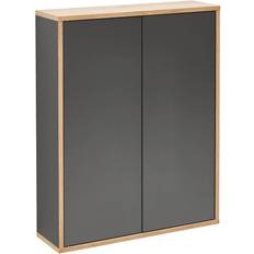 Black Wall Bathroom Cabinets Fackelmann Finn (84621)