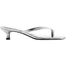 H&M Kitten Heel Sandals - Silver