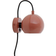 Ball magnet lampe Frandsen Ball Magnet Glossy Red Vægarmatur ∅ 12cm
