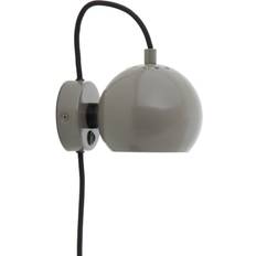 Ball magnet lampe Frandsen Ball Magnet Warm Grey Glossy Vægarmatur ∅ 12cm