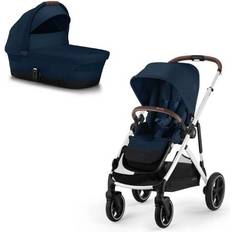 Cybex silver Cybex Gazelle S Ocean Blue Silver Frame (Duo)