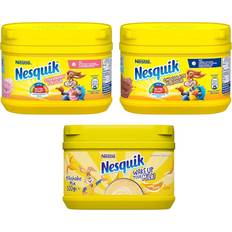 Nesquik Chocolate, Strawberry, Banana Flavour Milkshake Powder 300g 3pack