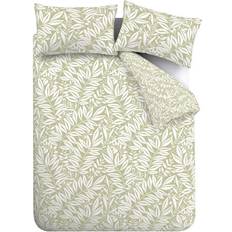 Catherine Lansfield Sorrel Leaves Duvet Cover Green (200x200cm)