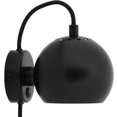 Ball væglampe sort Frandsen Ball Magnet Matte Black Vægarmatur ∅ 12cm