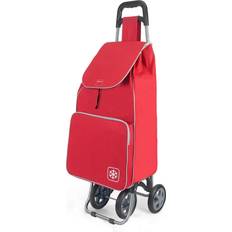 Metaltex Aloe Shoppingvagn Metall 4 Hjul - Röd