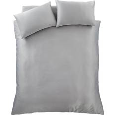 Catherine Lansfield Silky Soft Duvet Cover Grey (200.7x139.7cm)