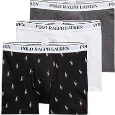 Polo Ralph Lauren Kalsonger Polo Ralph Lauren Cotton Boxers 3-pack - Black Pony/Heather