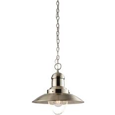 Pendant Lamps Endon Mendip Satin Nickel/Clear Pendant Lamp ∅ 33cm