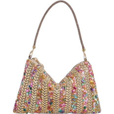 Shein New Dressy Rhinestone Decorated Handbag Clutch, Party/Event Tote, Zipper Closure, European&American Style, Formal Dress Evening Bag, Fashion Accessory, Glamorous Rhinestone Bag, Perfectly Matching With Prom Accessories, Perfectly Matching With Bridal Party, Best Choice Elegant Bag For Bridal Shower
