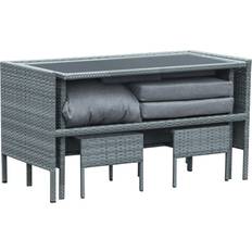 Clara 4-pcs Outdoor Lounge Set, 1 Table incl. 1 Sofas