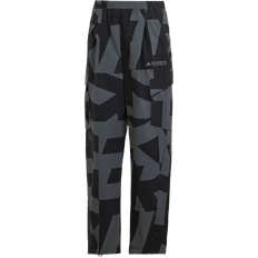 Joggers - Polyamide Trousers adidas Terrex Xploric Cargo Joggers Printed - Black/Carbon
