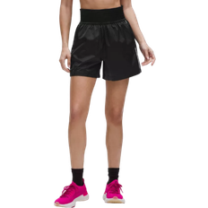 Lululemon Stretch Satin Nylon Super High Rise Short 5" - Black/White