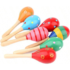Shein Montessori Toy Small Wooden Sand Hammer