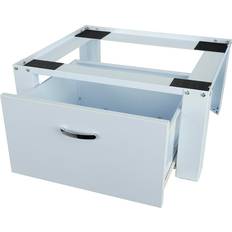 Accesorios para Electrodomésticos Blancos Respekta WUGmitSchublade Elevador de Lavadora con cajón, Acero, Weiß