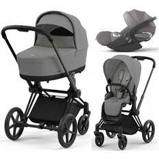 Cybex Travel System Barnvagnar Cybex Priam Mirage Grey/Matt Black (Travel system)
