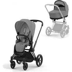 Barnvagnar Cybex Priam Mirage Grey/Matt Black