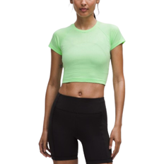 Lululemon Swiftly Tech Cropped Short-Sleeve Shirt 2.0 - Citra Lime