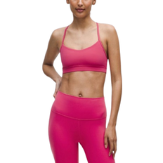Lululemon Flow Y Bra Nulu Light Support A C Cups - Raspberry Coulis